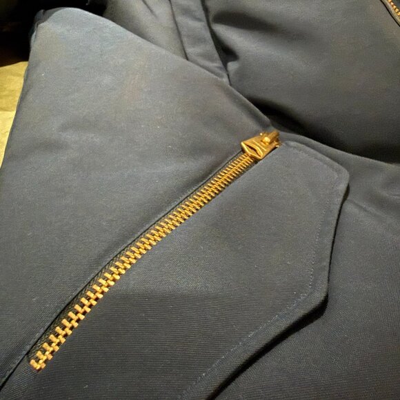 MACKAGE EDWARD-FZ 2-in-1 down parka with hooded bib and natural fur XXL (44) - Picture 8 of 14